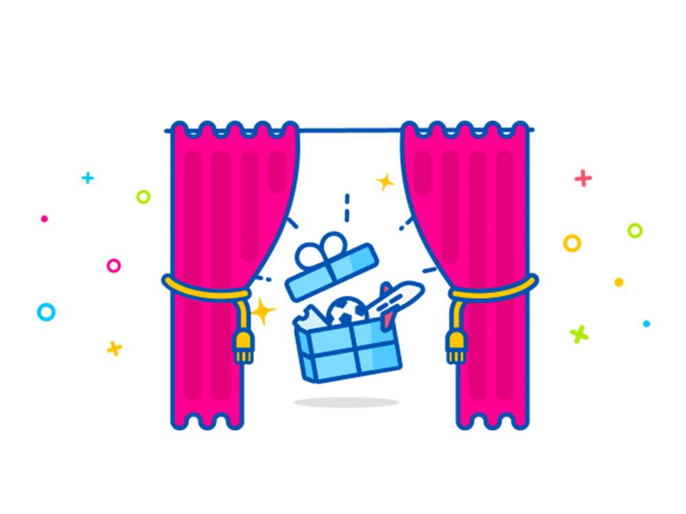 Cadeaus, reizen en rode gordijnen: prijs onthulling.