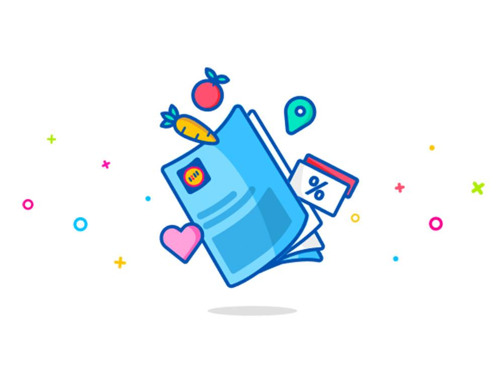 Brochure, aanbiedingen, verse producten.