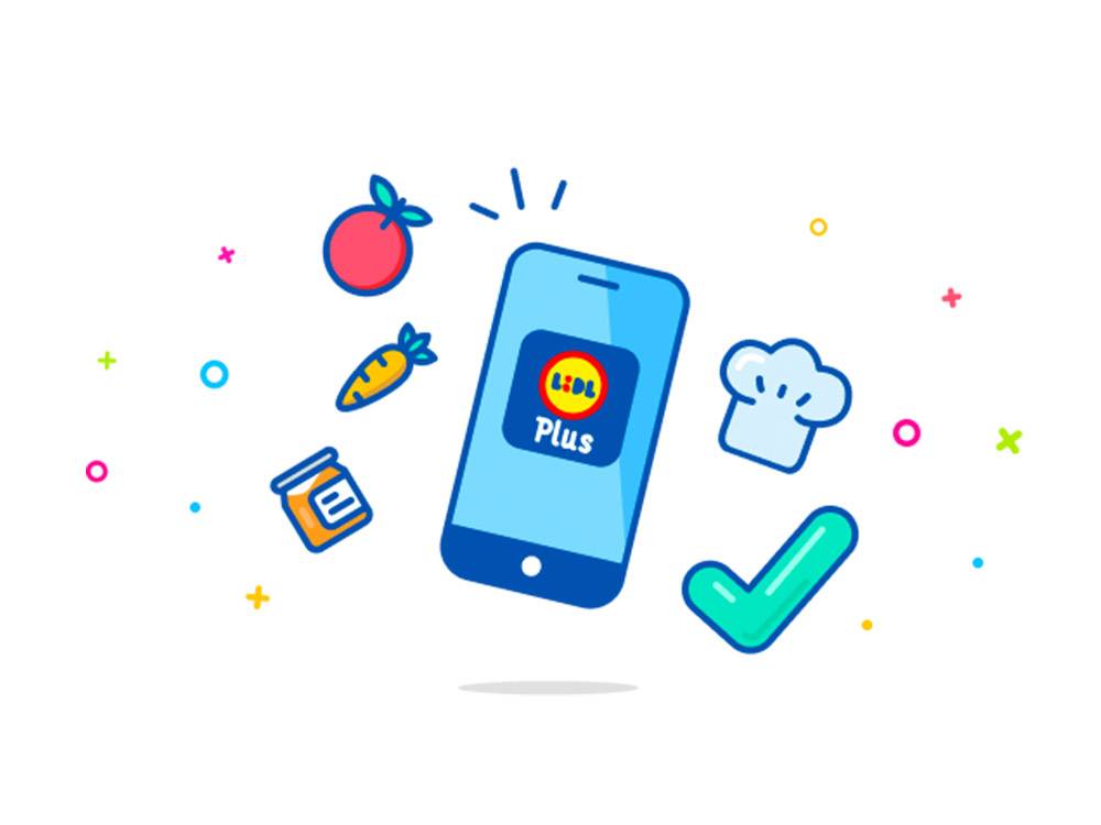Lidl Plus app: boodschappen, recepten en meer.