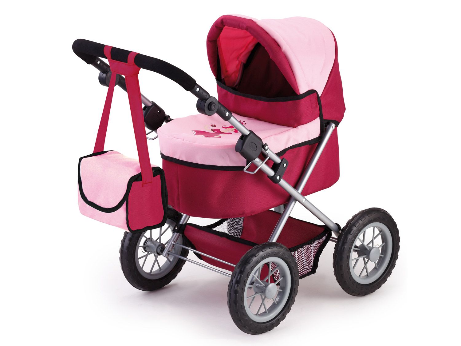 BAYER DESIGN Poppenwagen + luiertas Trendy prinses