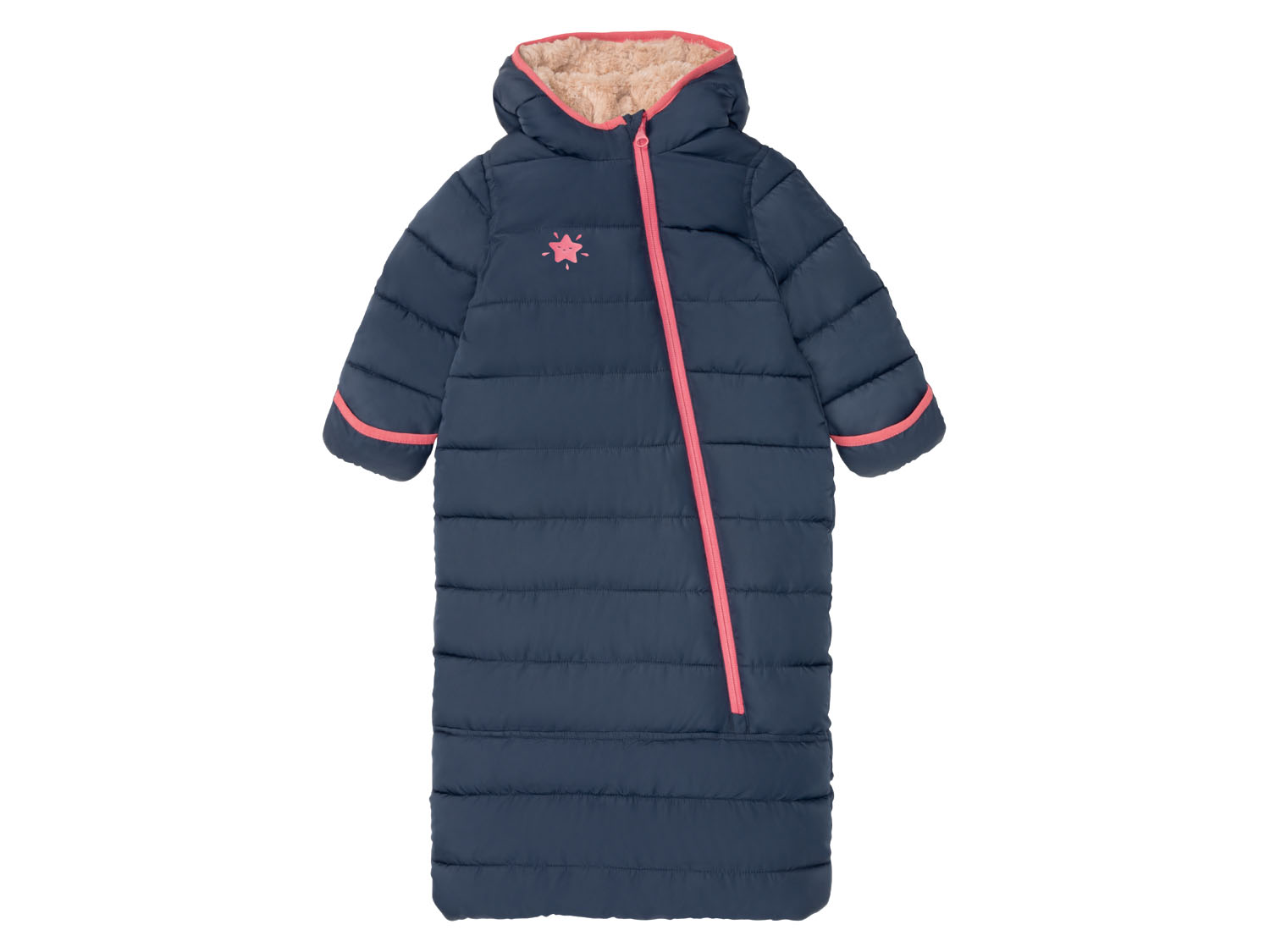 lupilu Baby meisjes winteroverall (Navy, 62-68)