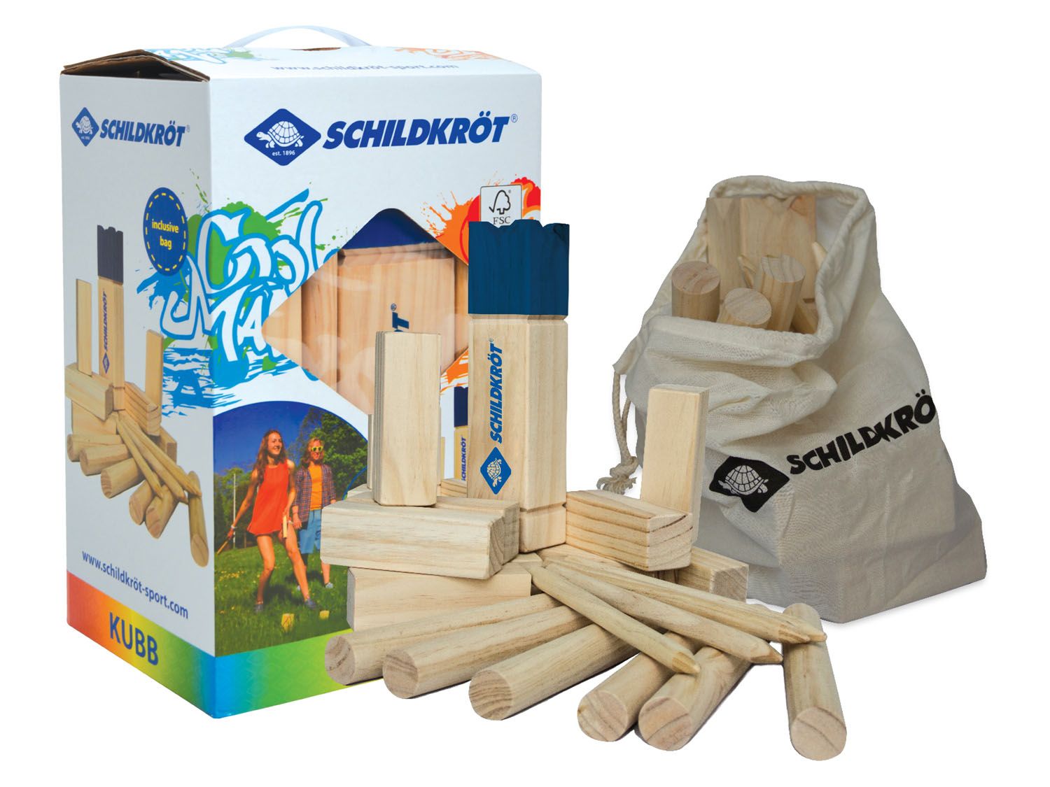 SCHILDKROT SCHILDKROT Kubb FSC wood Schildkröt