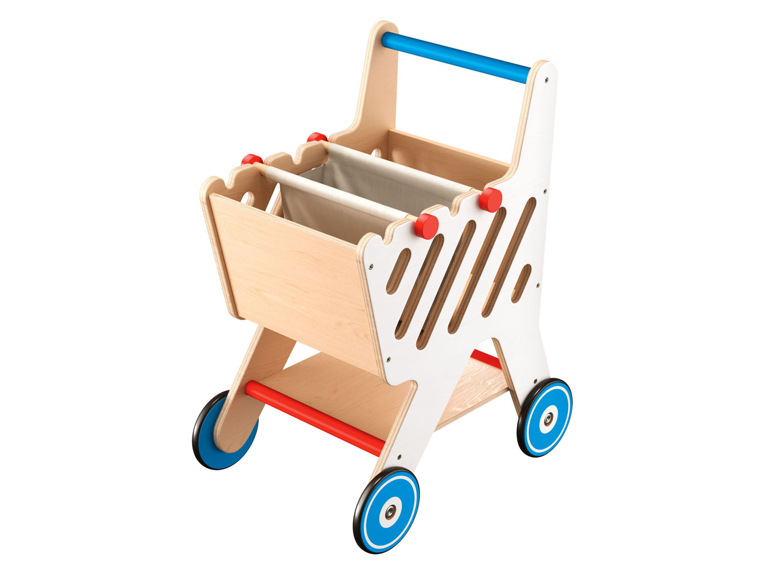 Playtive Houten make-uptafel, werkbank of winkelwagentje (Winkelwagen)