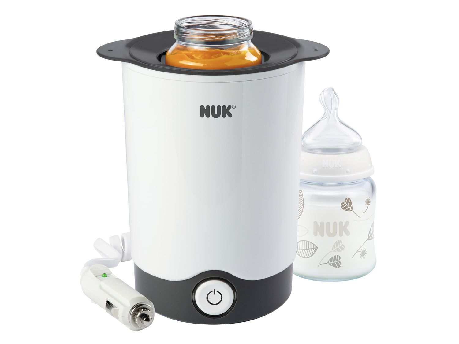 NUK Thermo Express Plus FlaschenwÃ¤rmer Baby-voedselwarmer Wit, Zwart