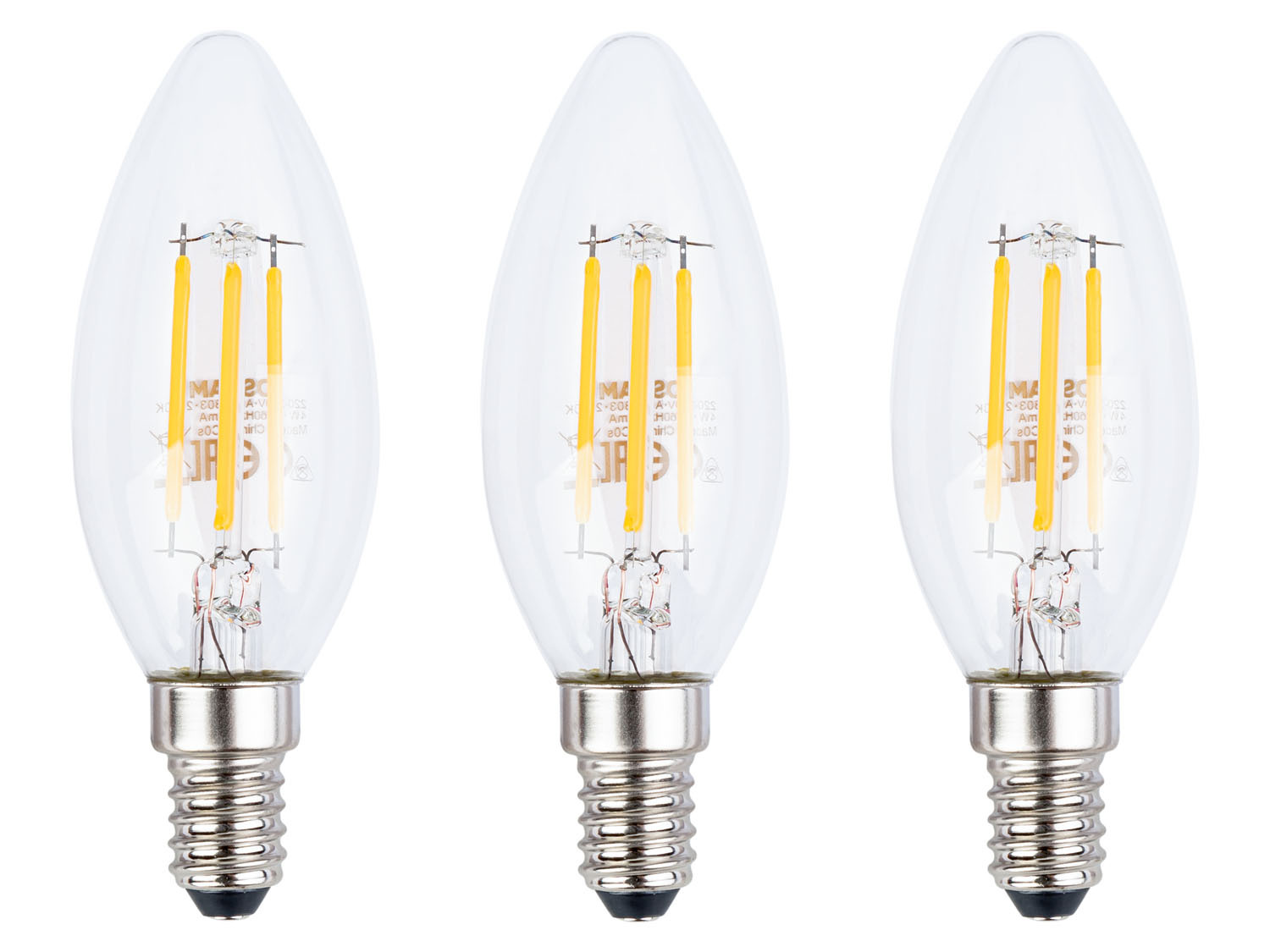 OSRAM 6 LED-filamentlampen Kaars