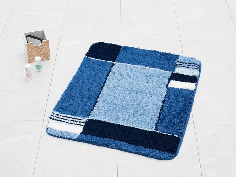 Kleine Wolke Badmat / WC-mat "Padova" (Marineblauw, Badmat 65 x 50 cm)