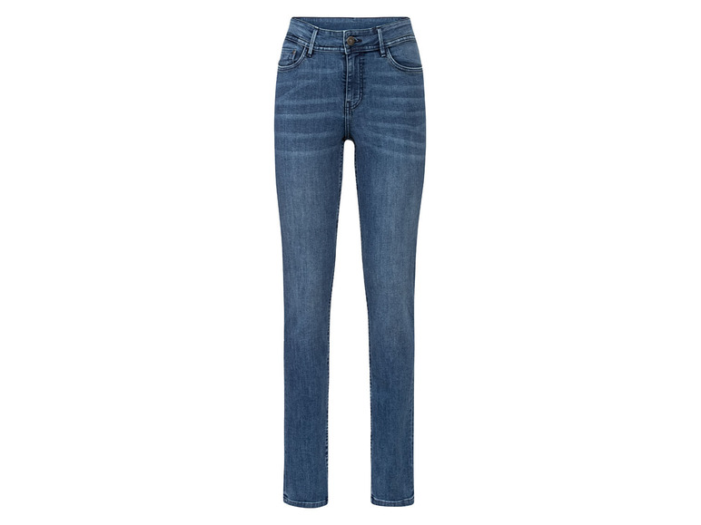 esmara Dames jeans - straight fit (vrouwelijk, 36, Blauw/lang)