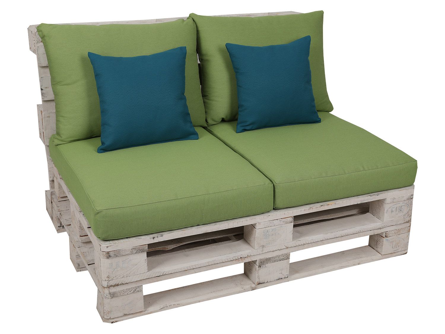 GO-DE Textil Palletkussenset (Groen-petrol)