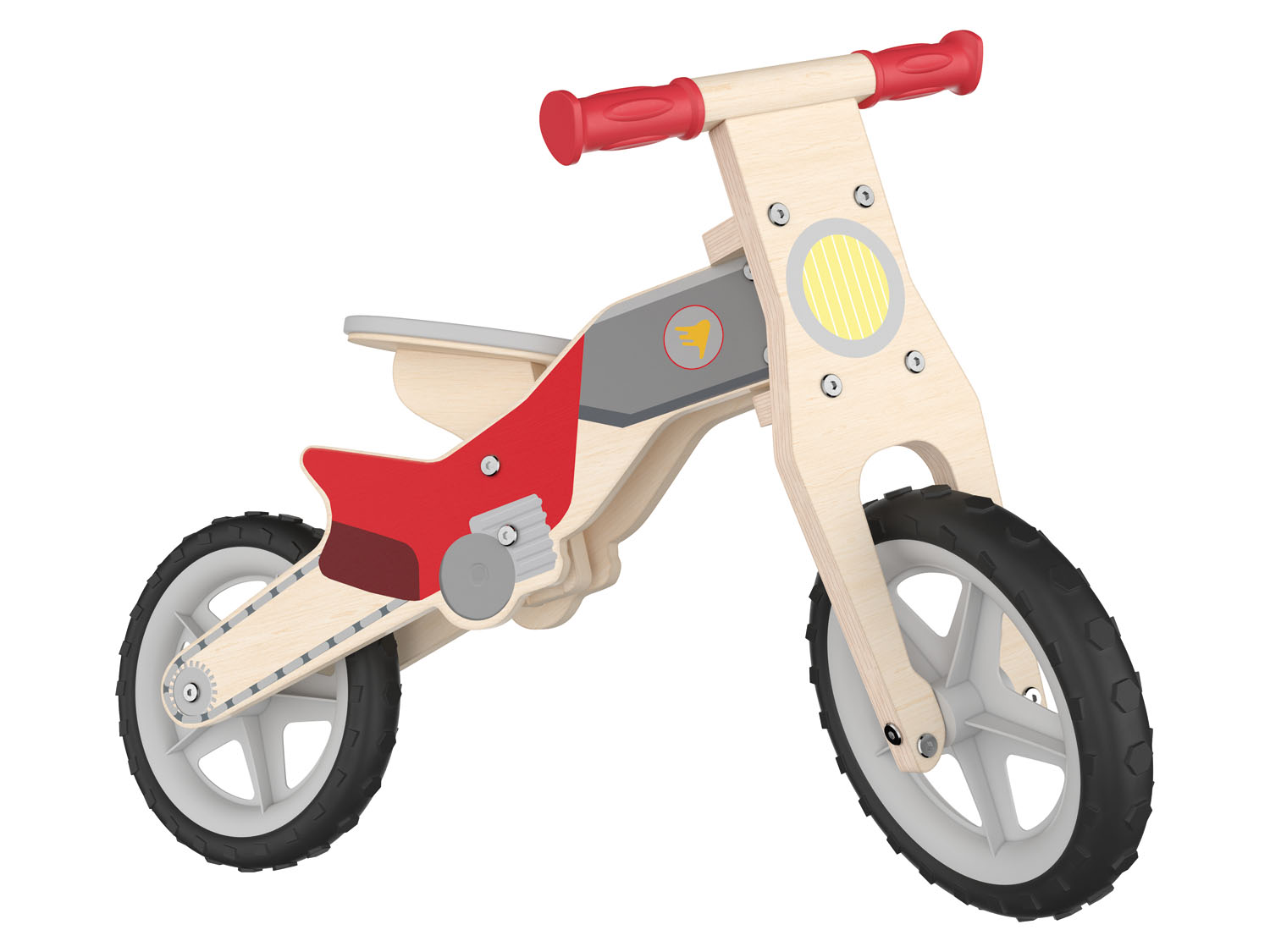 Houten loopfiets (Motor)