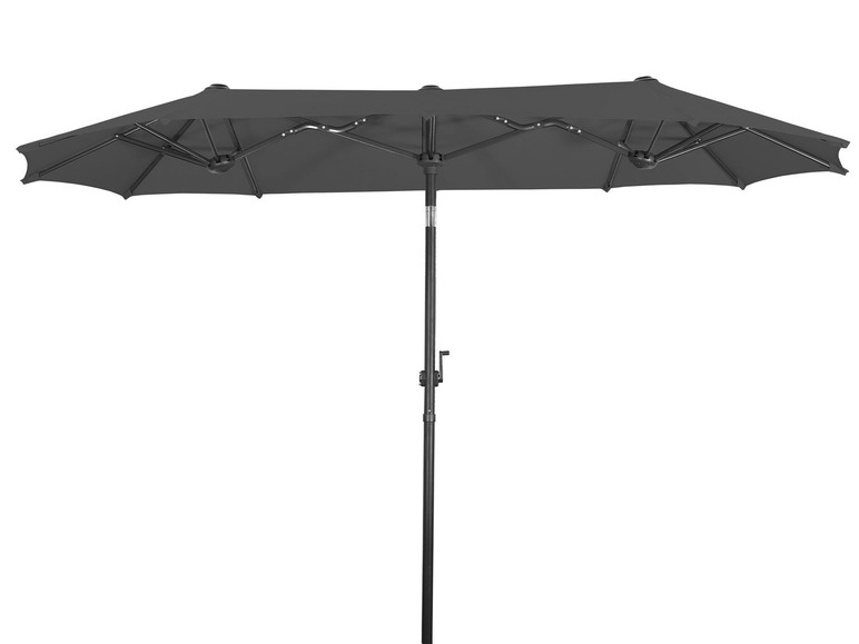 Schneider Dubbele parasol 300 x 150 cm (onbepaald, Antraciet)
