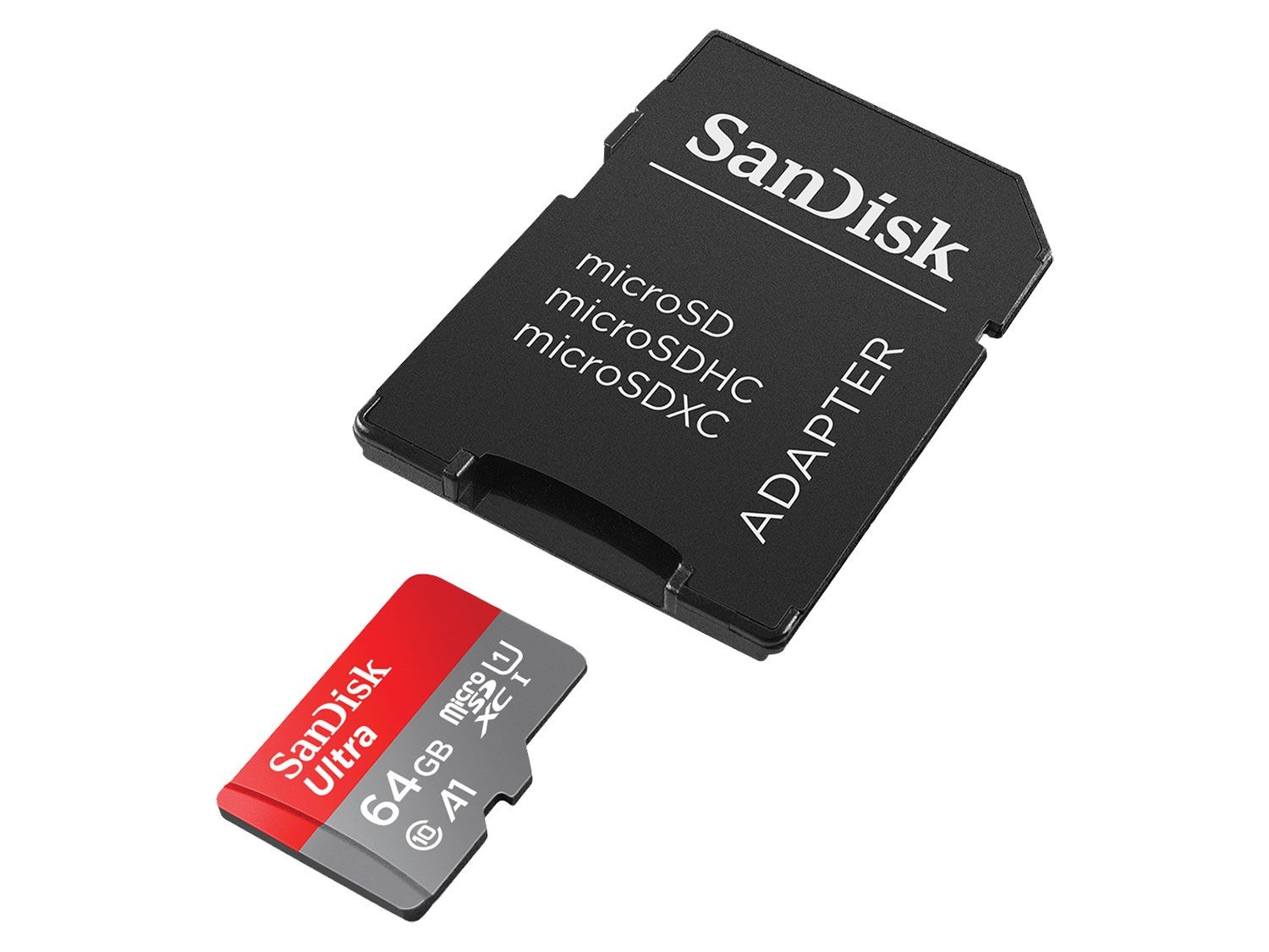 variabel Postbode Schat SanDisk Ultra Micro SDXC 64Gb - UHS1 & A1 incl. adapter