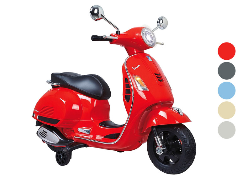 Ga naar volledige schermweergave: JAMARA Elektrische Vespa scooter Ride On - afbeelding 1