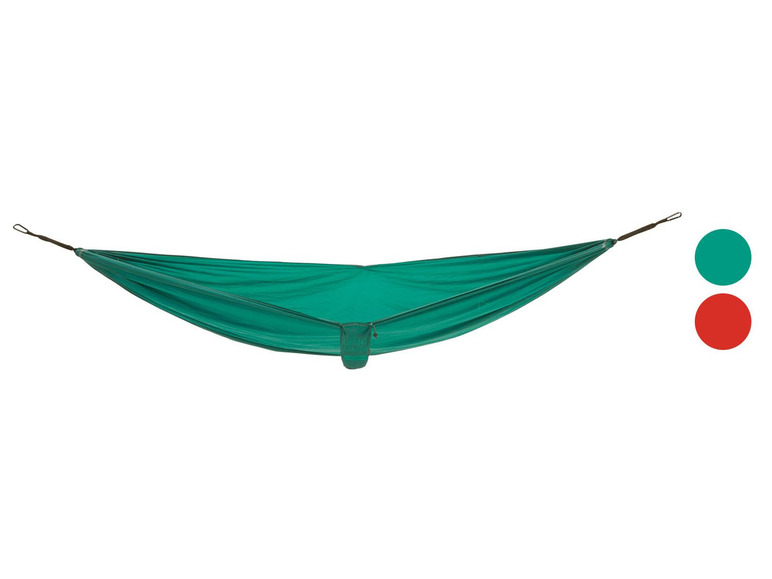 Hammock - hangmat outdoor tot 150 kg, reishangmat licht en compact met boombeschermer - Roiboos Tea (bruin)