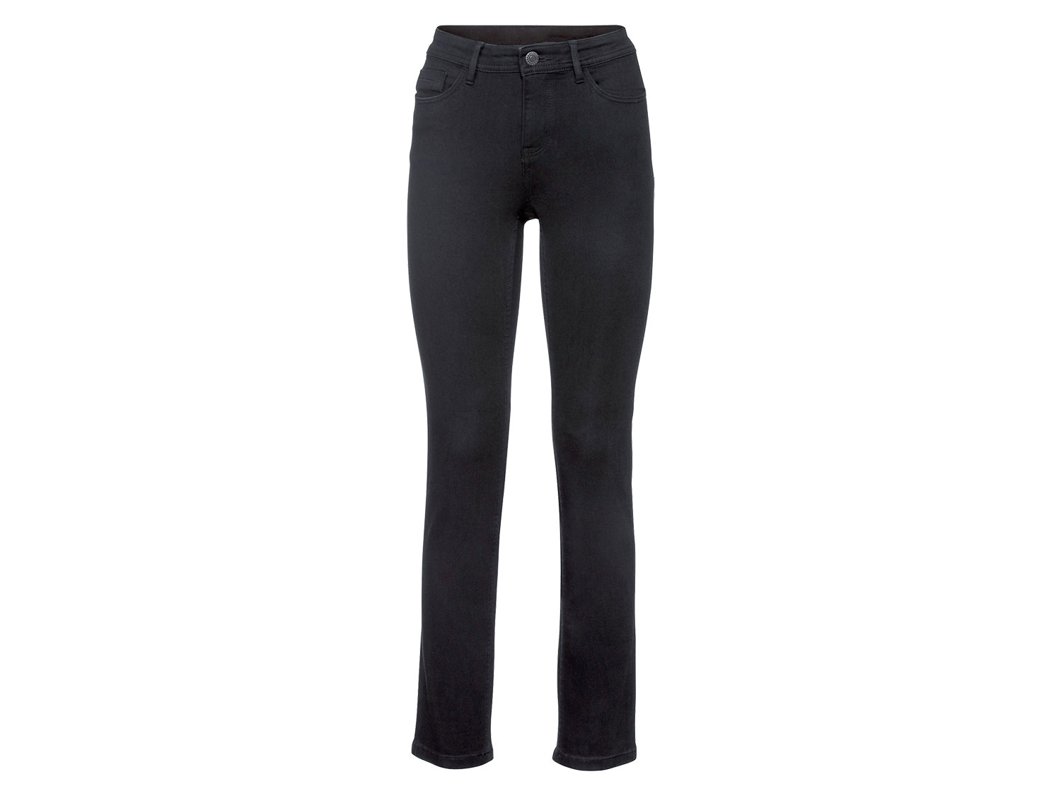 esmara Dames jeans - slim fit (36, Zwart)