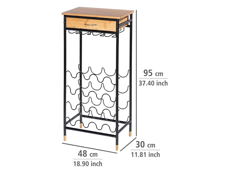 Ga naar volledige schermweergave: Wenko Wijnrek Loft - afbeelding 15