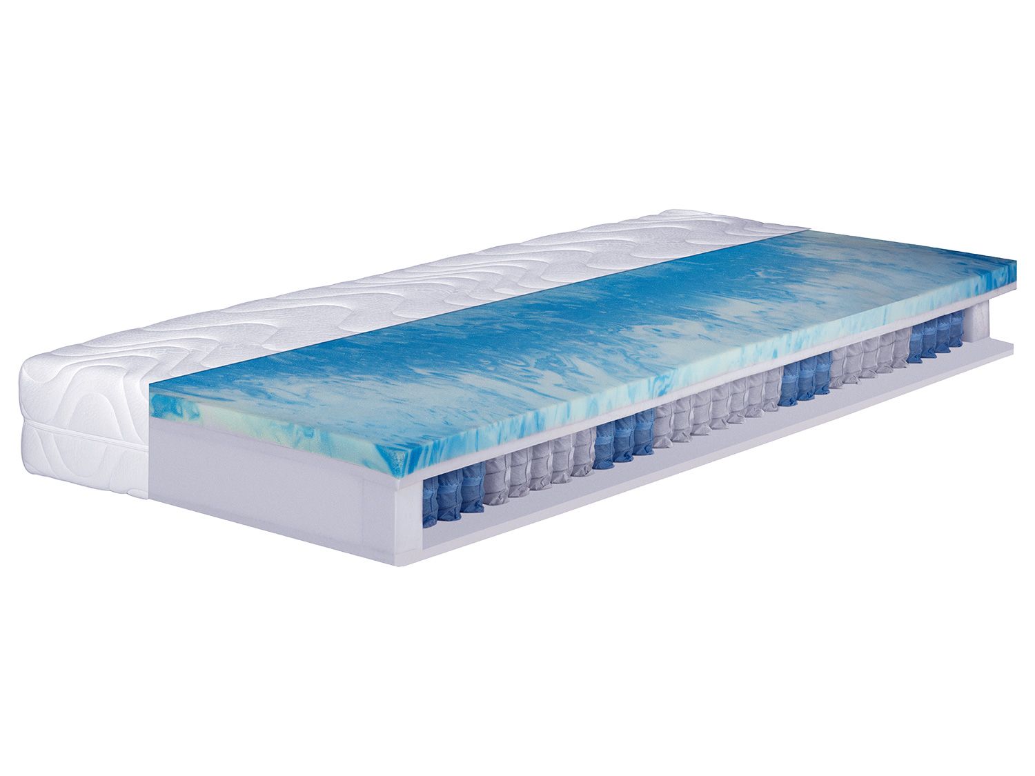 BeCo 7-zones pocketveringmatras GEL PRO PERFECT (Extra stevig (H4), 90 x 200 cm)