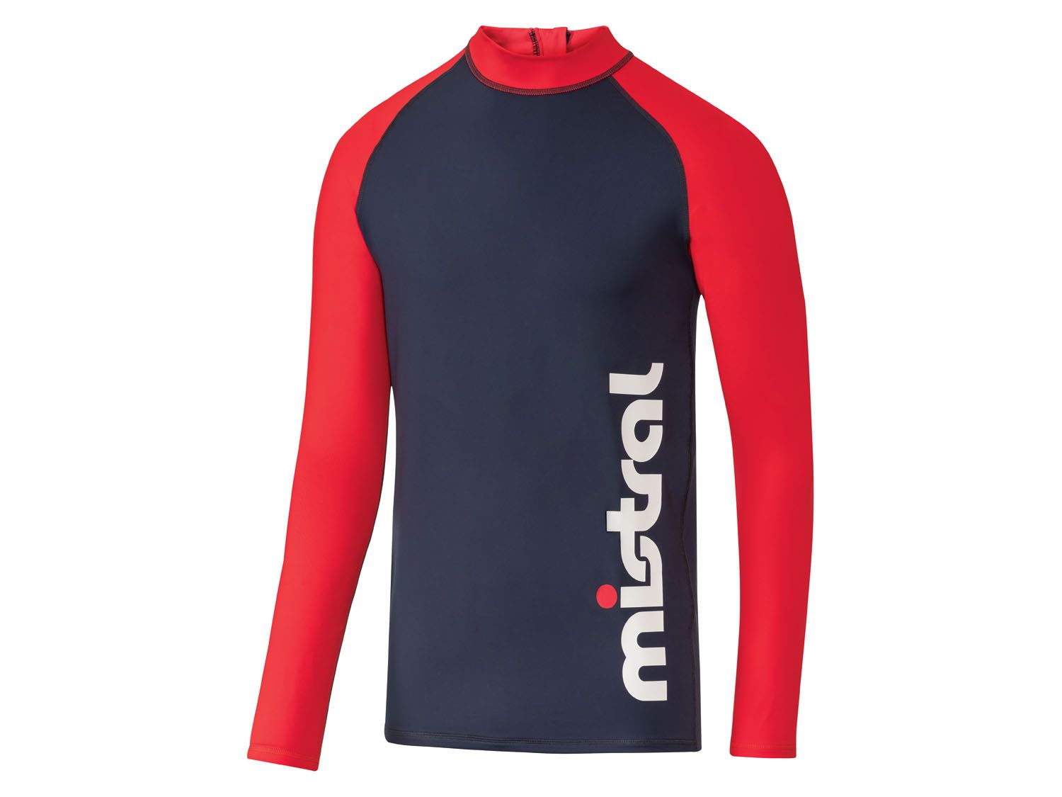 Mistral Heren-zwemshirt (Donkerblauw/rood, S (44/46))