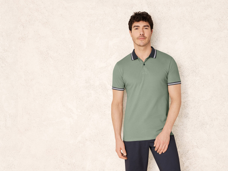 Ga naar volledige schermweergave: LIVERGY® Heren poloshirt - afbeelding 7