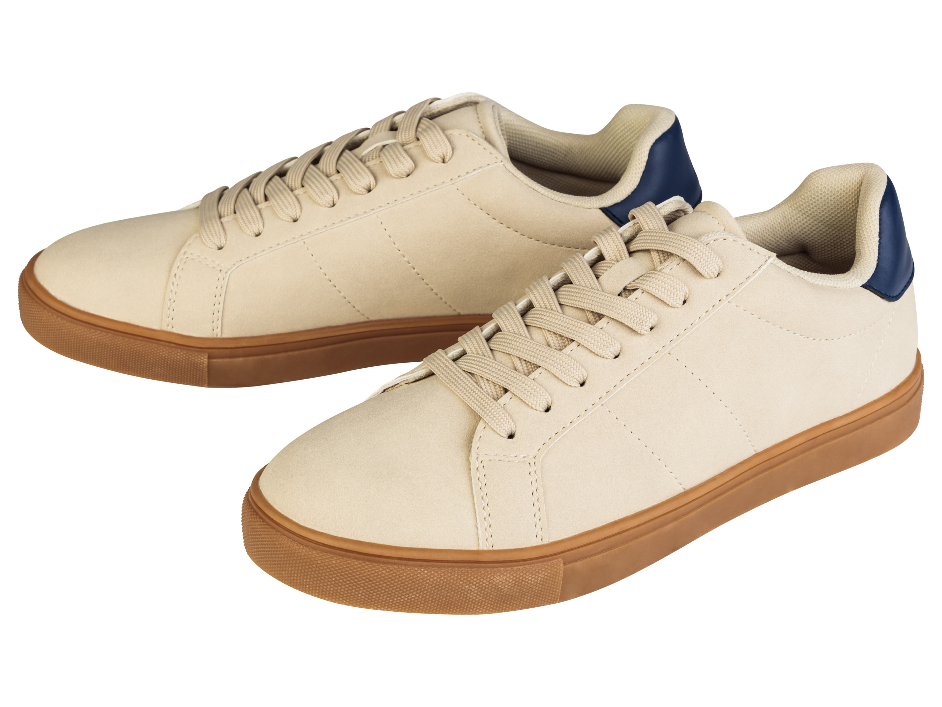 LIVERGY Heren sneakers (Beige, 42)