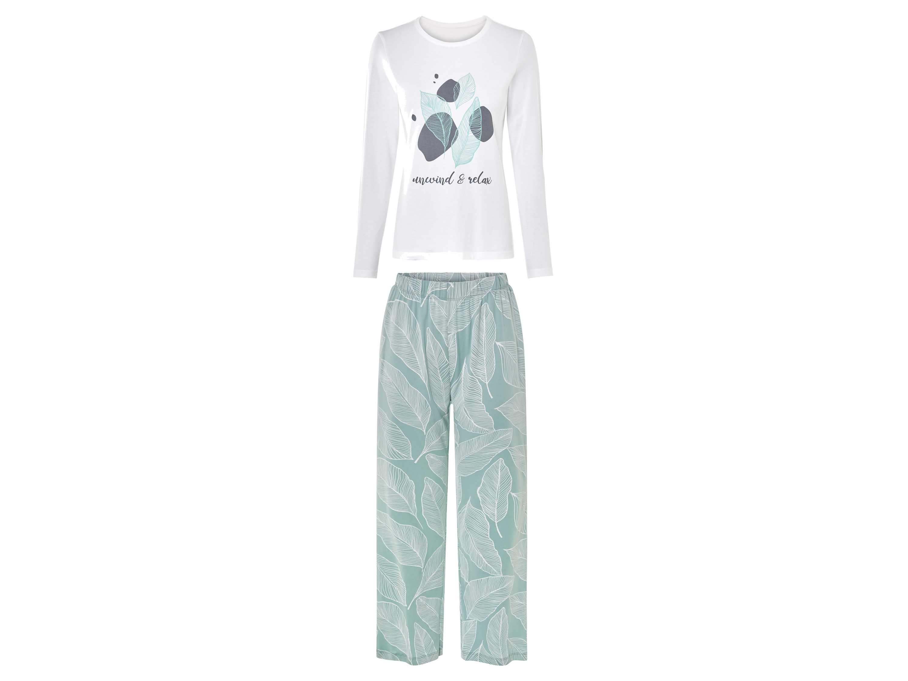 esmara Dames pyjama (M (40/42), Wit)