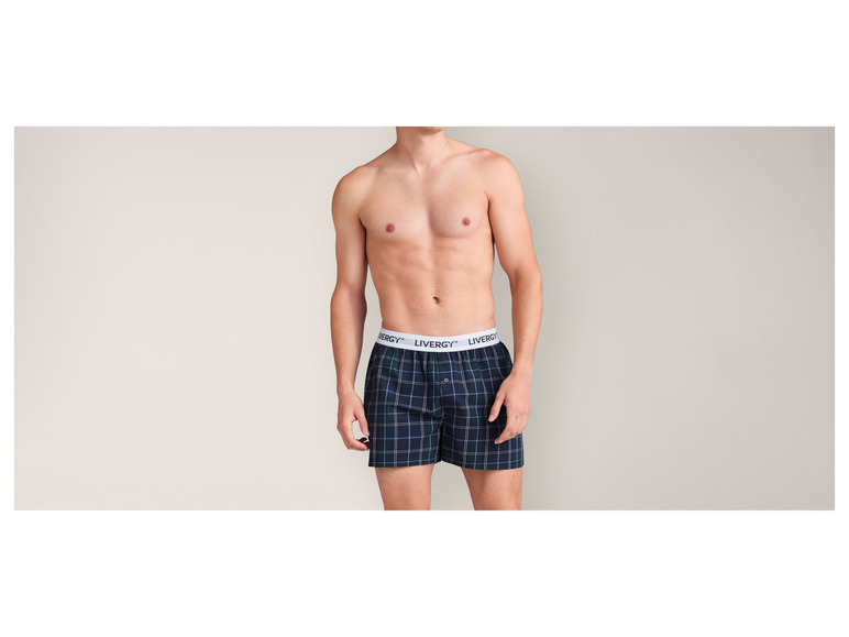 Ga naar volledige schermweergave: LIVERGY® 2 paar heren boxers - afbeelding 11