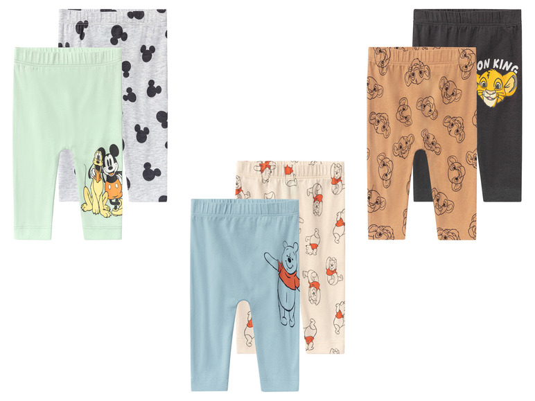 Ga naar volledige schermweergave: 2 baby leggings - afbeelding 1