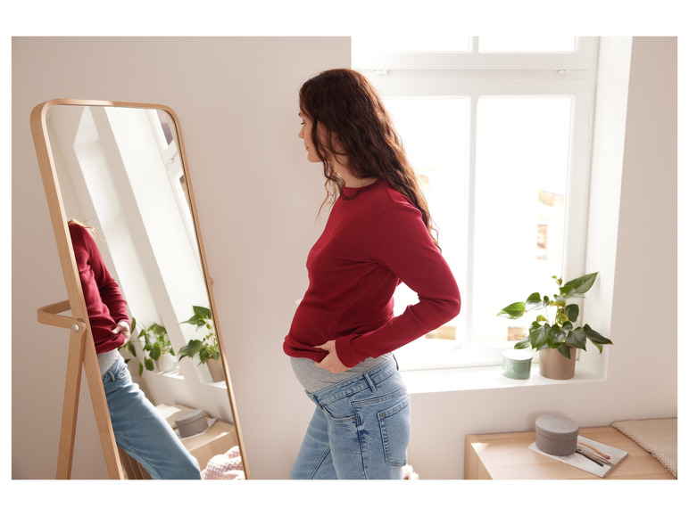 Ga naar volledige schermweergave: esmara® Dames zwangerschapsjeans - Straight Fit - afbeelding 15