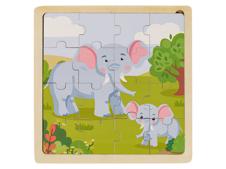 Playtive Houten puzzel (Olifant)