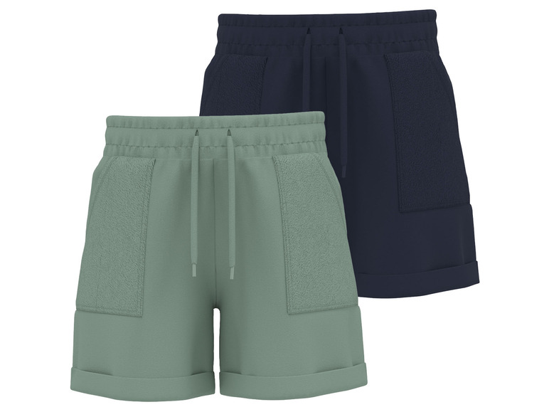 lupilu Peuter shorts (110/116, Groen/donkerblauw)