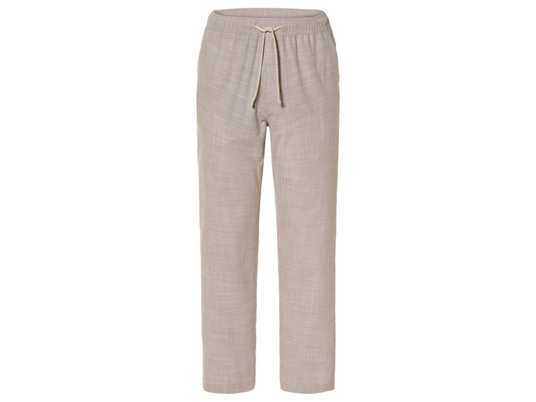 Heren broek straight fit (56, Beige)