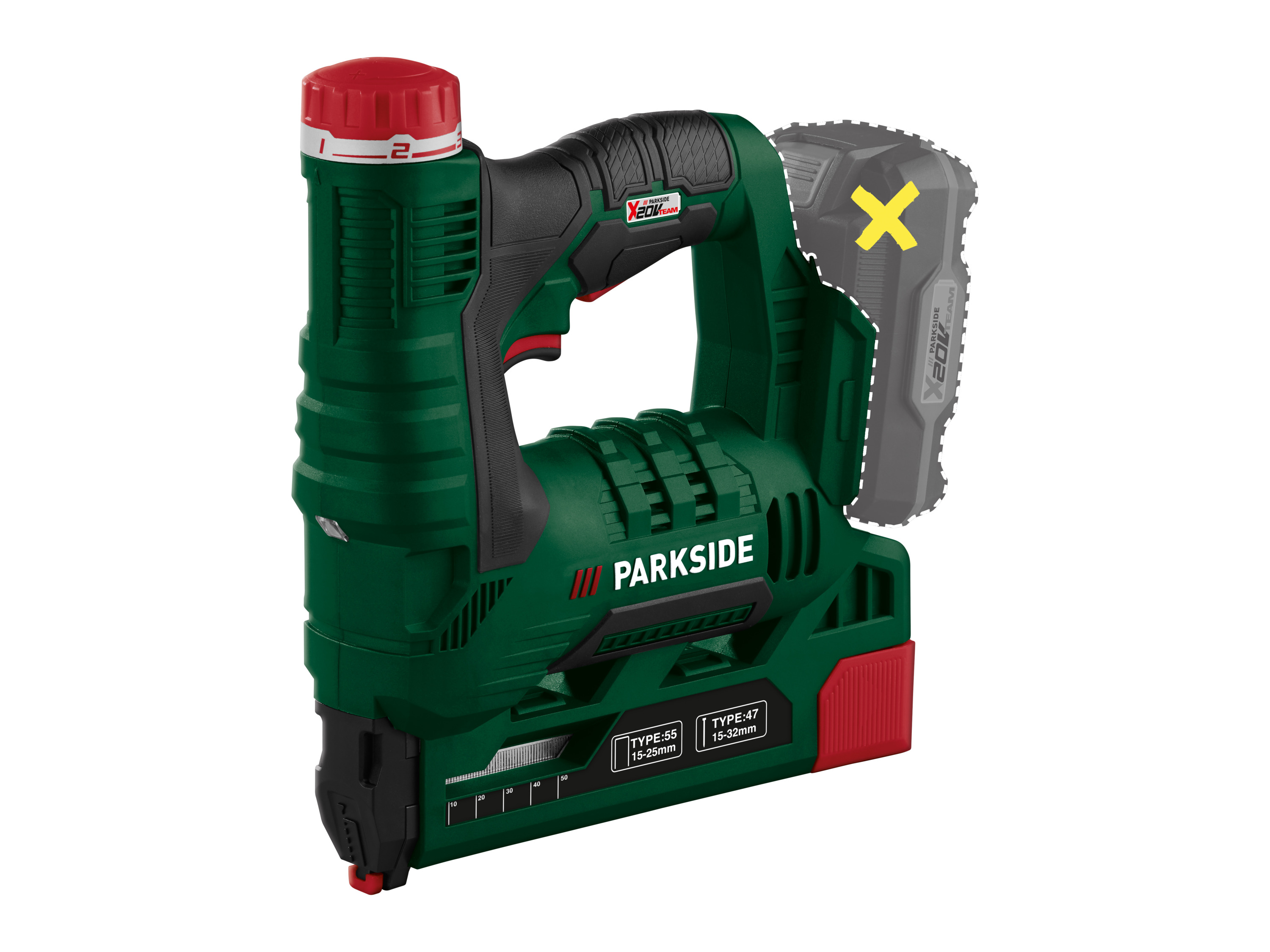 PARKSIDE Accu-tacker 20 V zonder accu