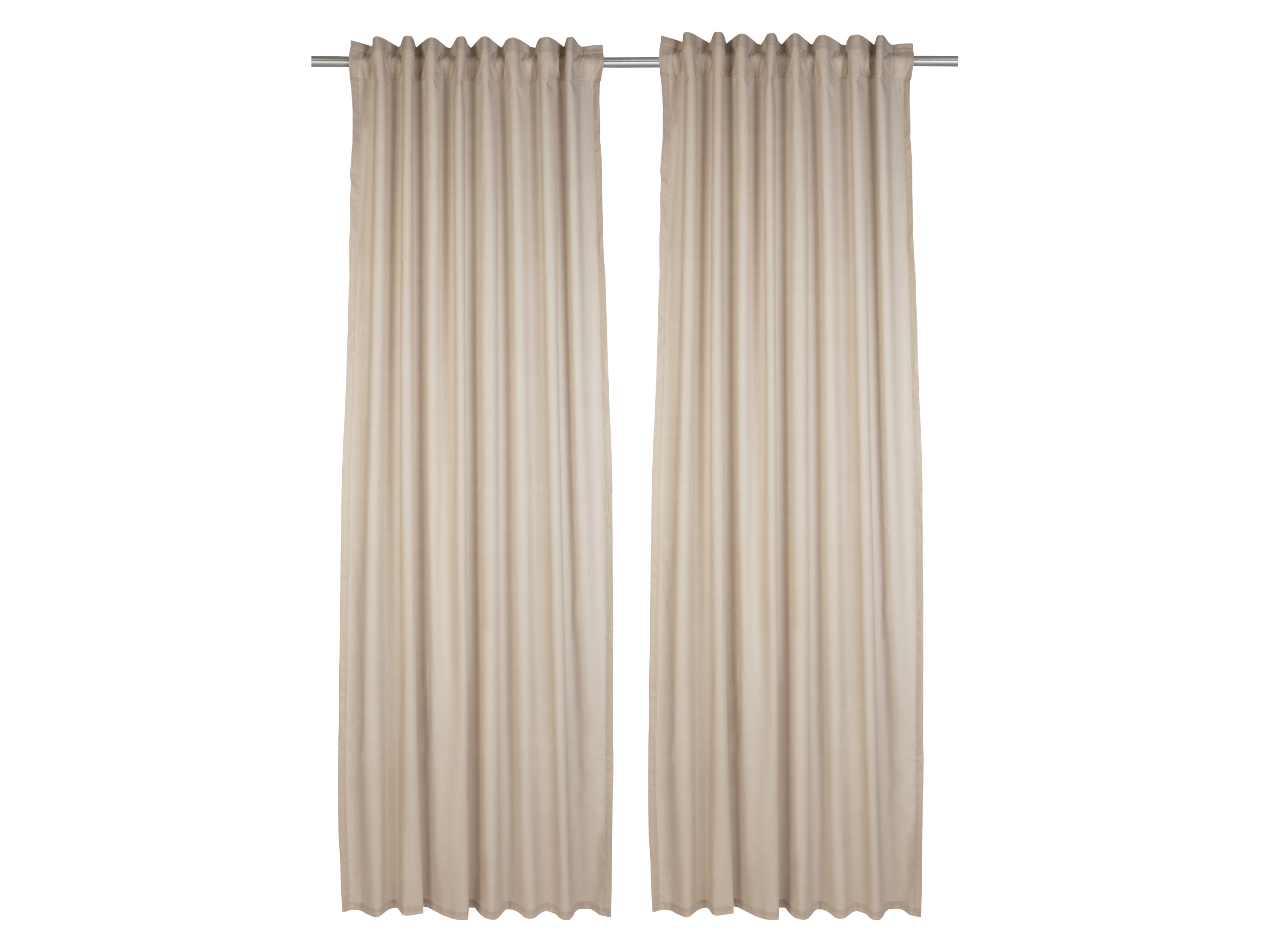 LIVARNO home Gordijnen 135 x 254 cm (Beige)