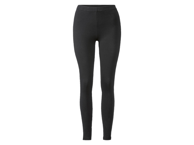 esmara Dames-legging met hoog katoengehalte (XS (32/34), Zwart)