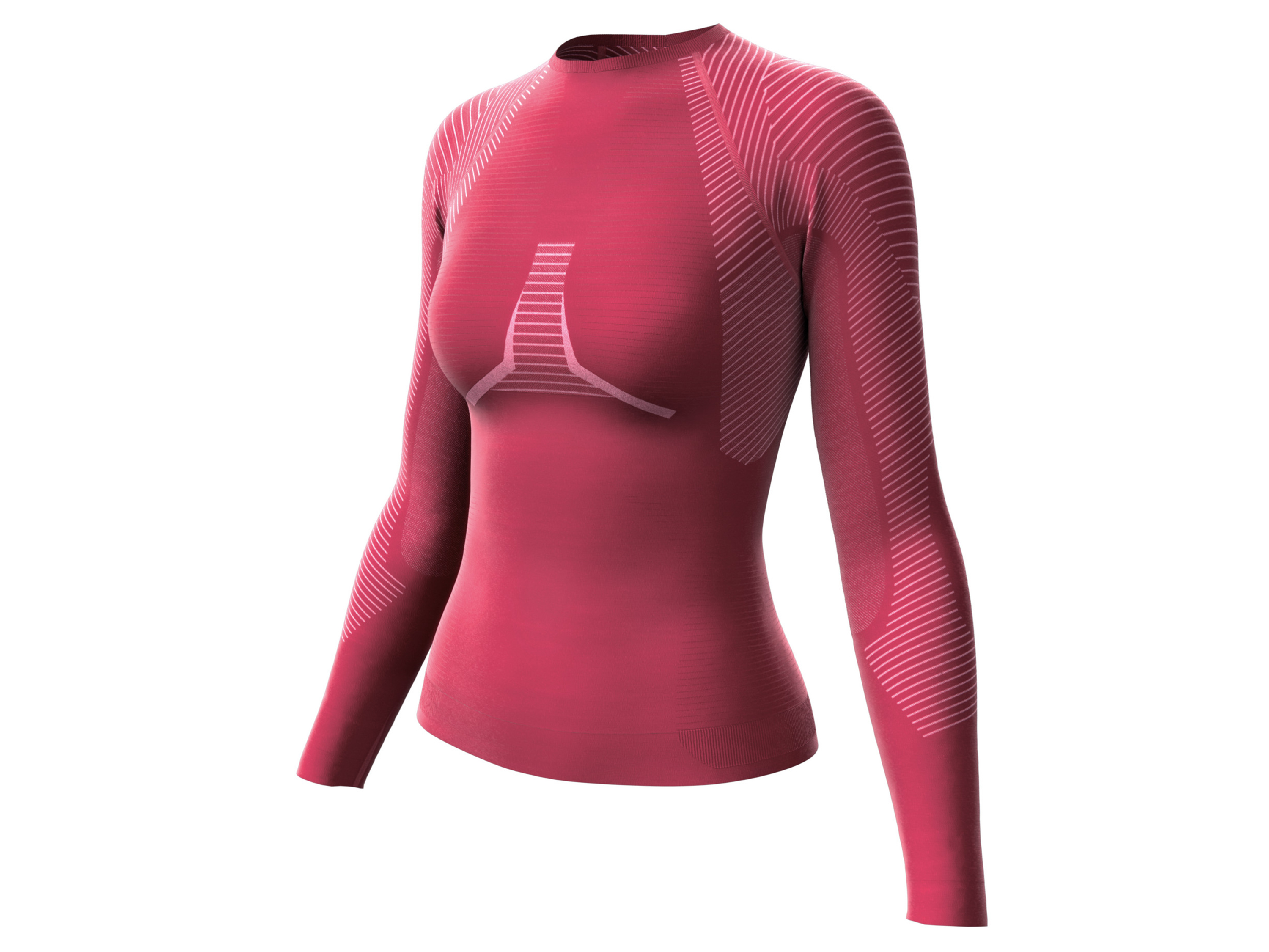 CRIVIT Dames thermoshirt (XS (32-34), Rood)