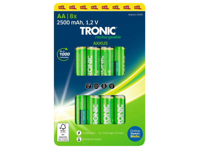 Ga naar volledige schermweergave: TRONIC® Batterij Ni-MH - afbeelding 1