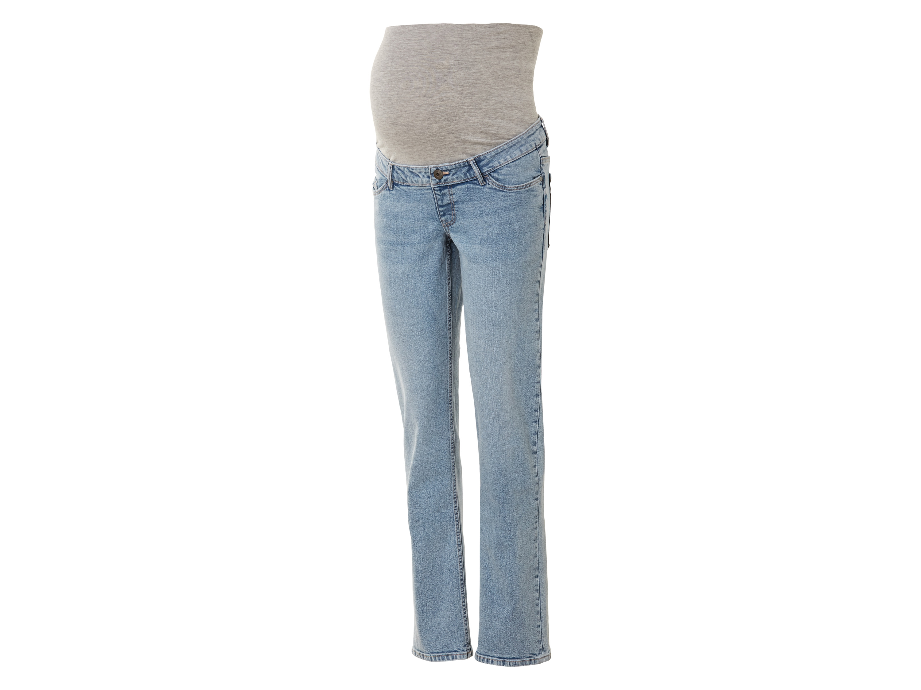 esmara Dames zwangerschapsjeans - Straight Fit (42, Lichtblauw)