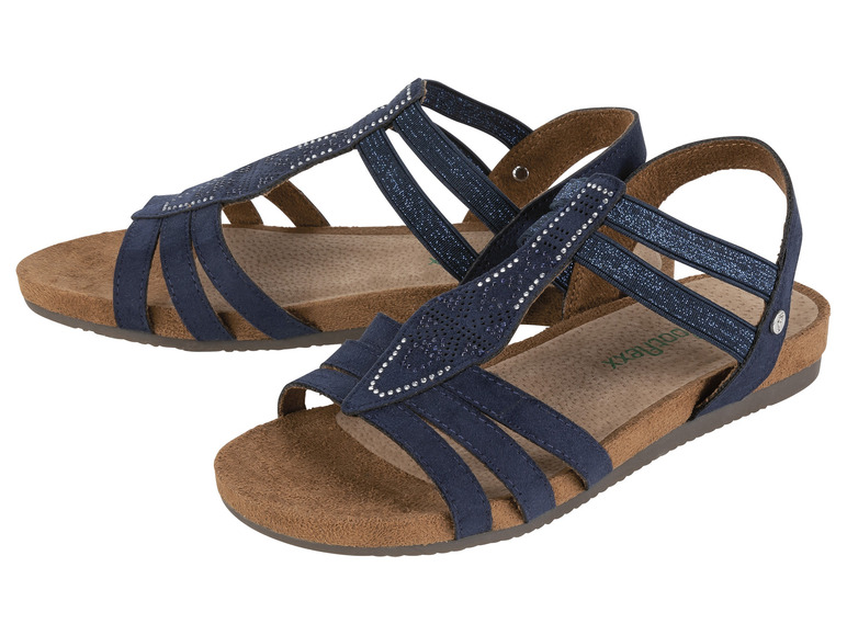 Dames sandalen (38, Marineblauw)