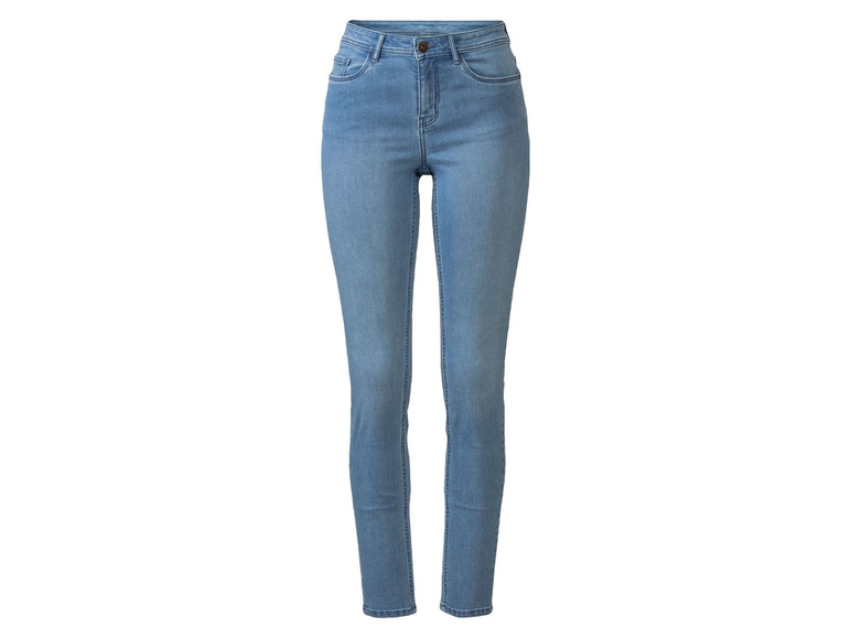 esmara Dames jeans super skinny fit (36, lang, Lichtblauw)
