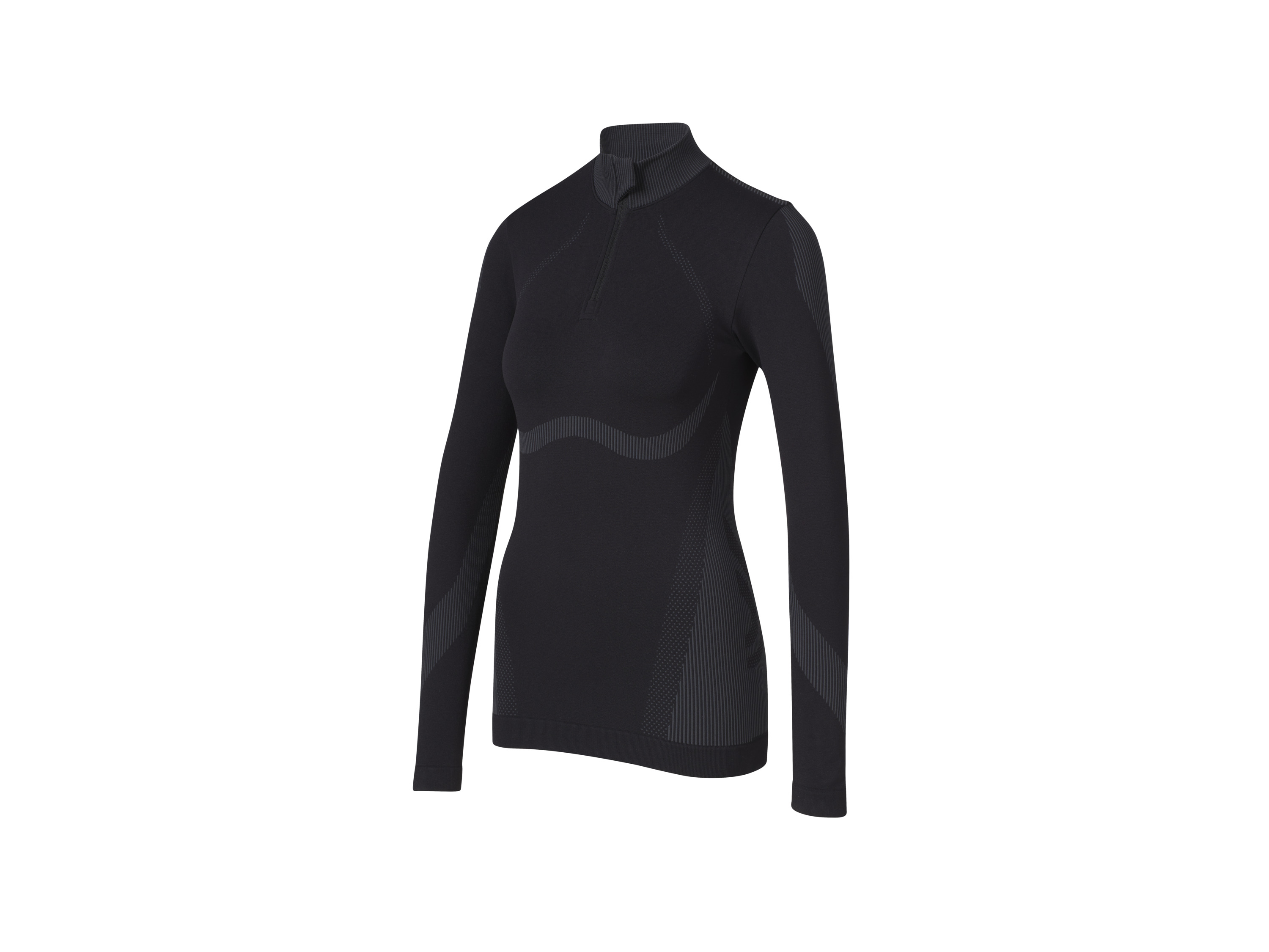 CRIVIT Dames sportshirt Freeride (L (44-46), Zwart)