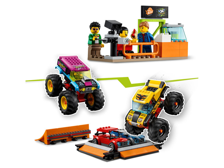 Ga naar volledige schermweergave: LEGO® City Stuntshow Arena - afbeelding 5