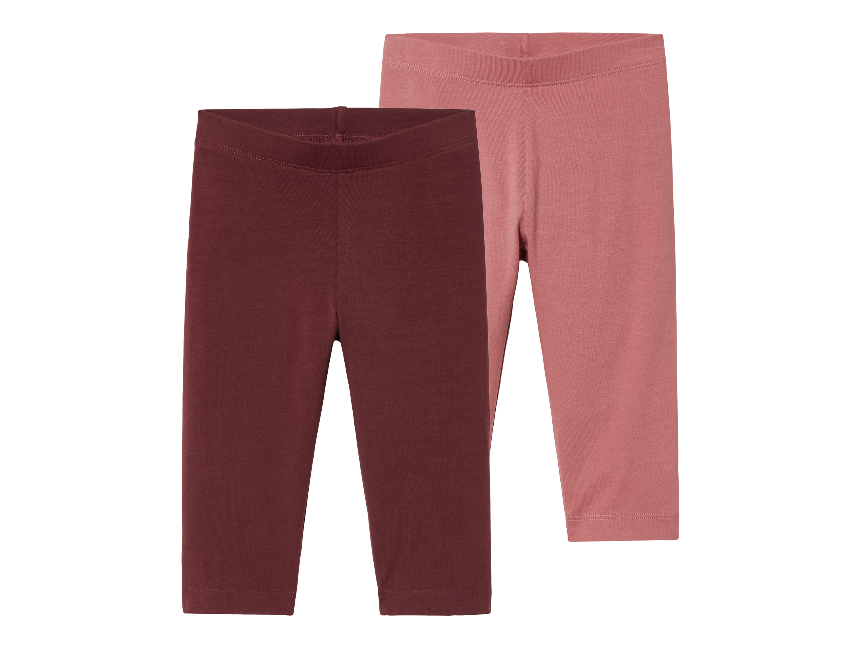 lupilu 2 peuterleggings (98/104, Roze/bordeaux)