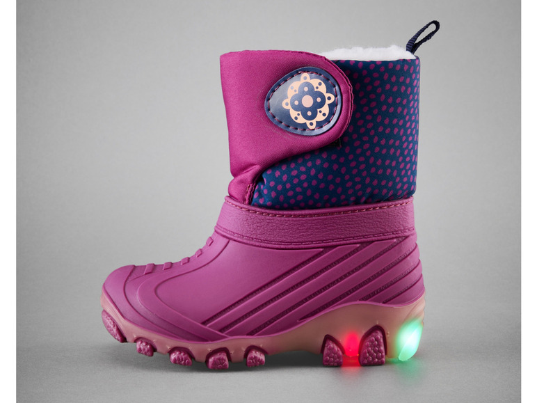 Ga naar volledige schermweergave: lupilu® Meisjes snowboots met LED-licht - afbeelding 8