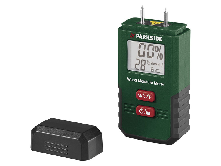 Parkside Houtvochtmeter - Vochtmeter voor Openhaard Hout - Hygrometer - Vochtigheidsmeter