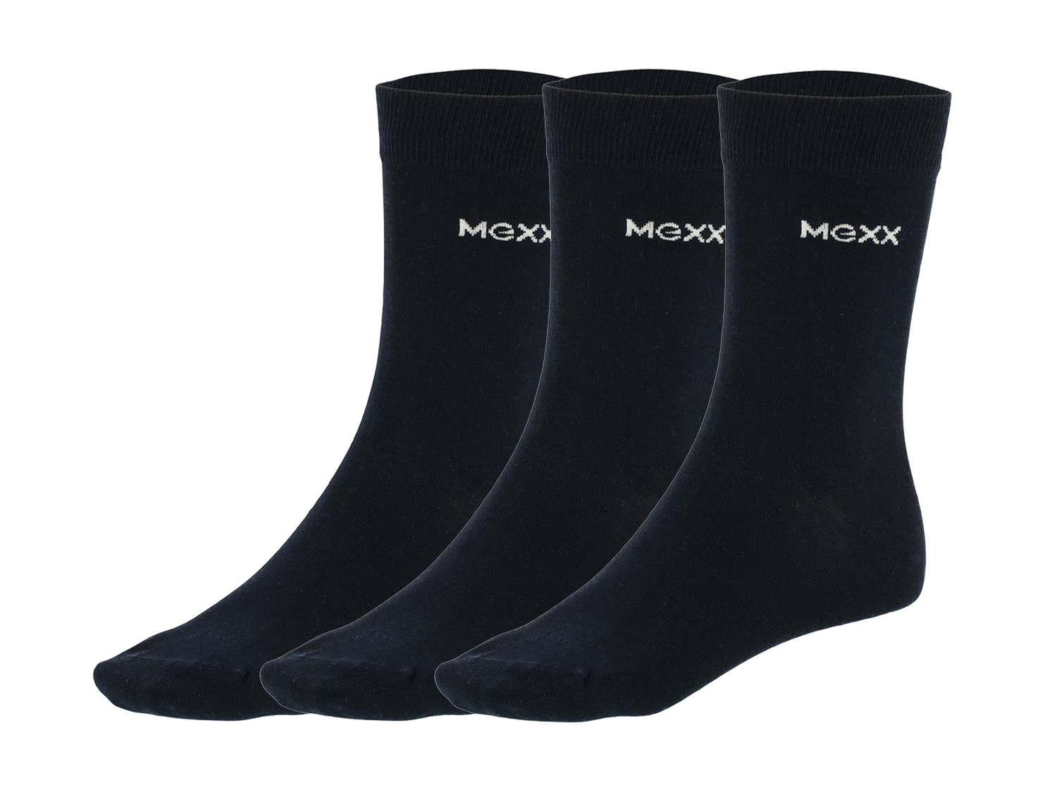 MEXX 3 paar herensokken (39-42, Marineblauw)