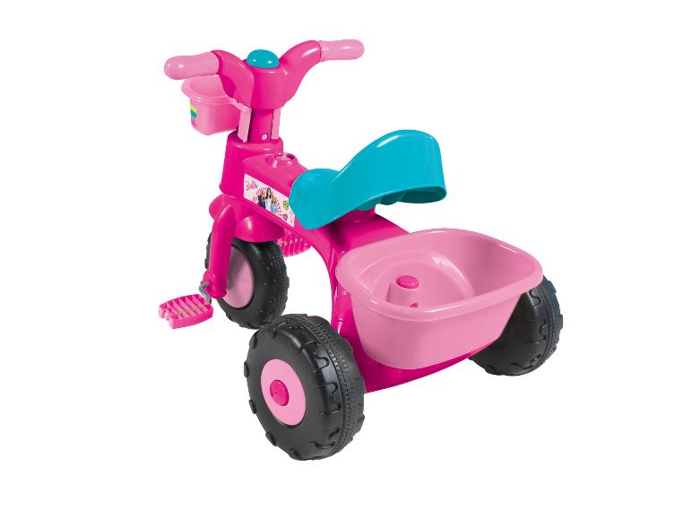 Ga naar volledige schermweergave: Barbie Hot Wheels driewieler met claxon - afbeelding 4