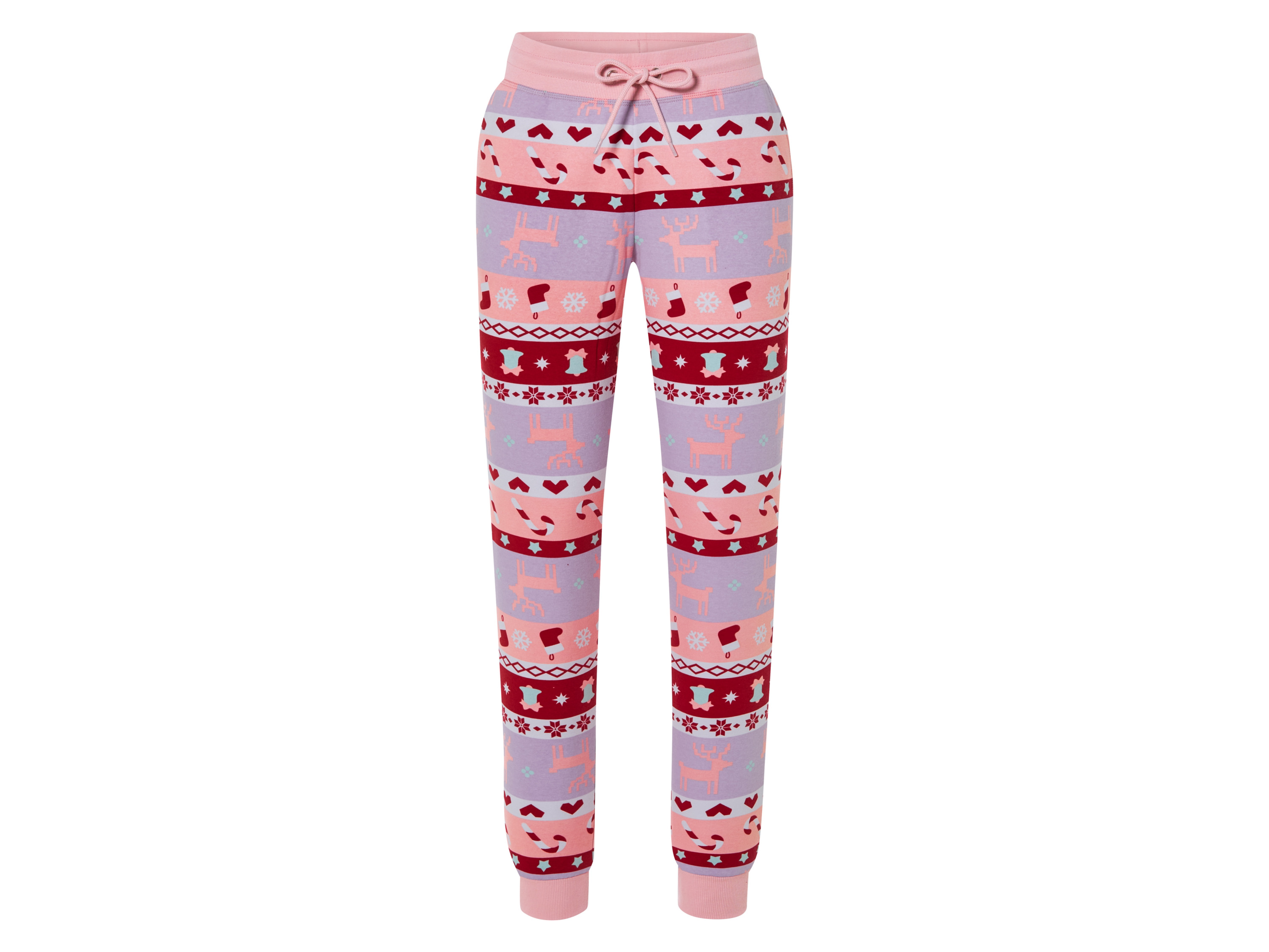 esmara Dames kerstjoggingbroek (M(40/42), Roze)