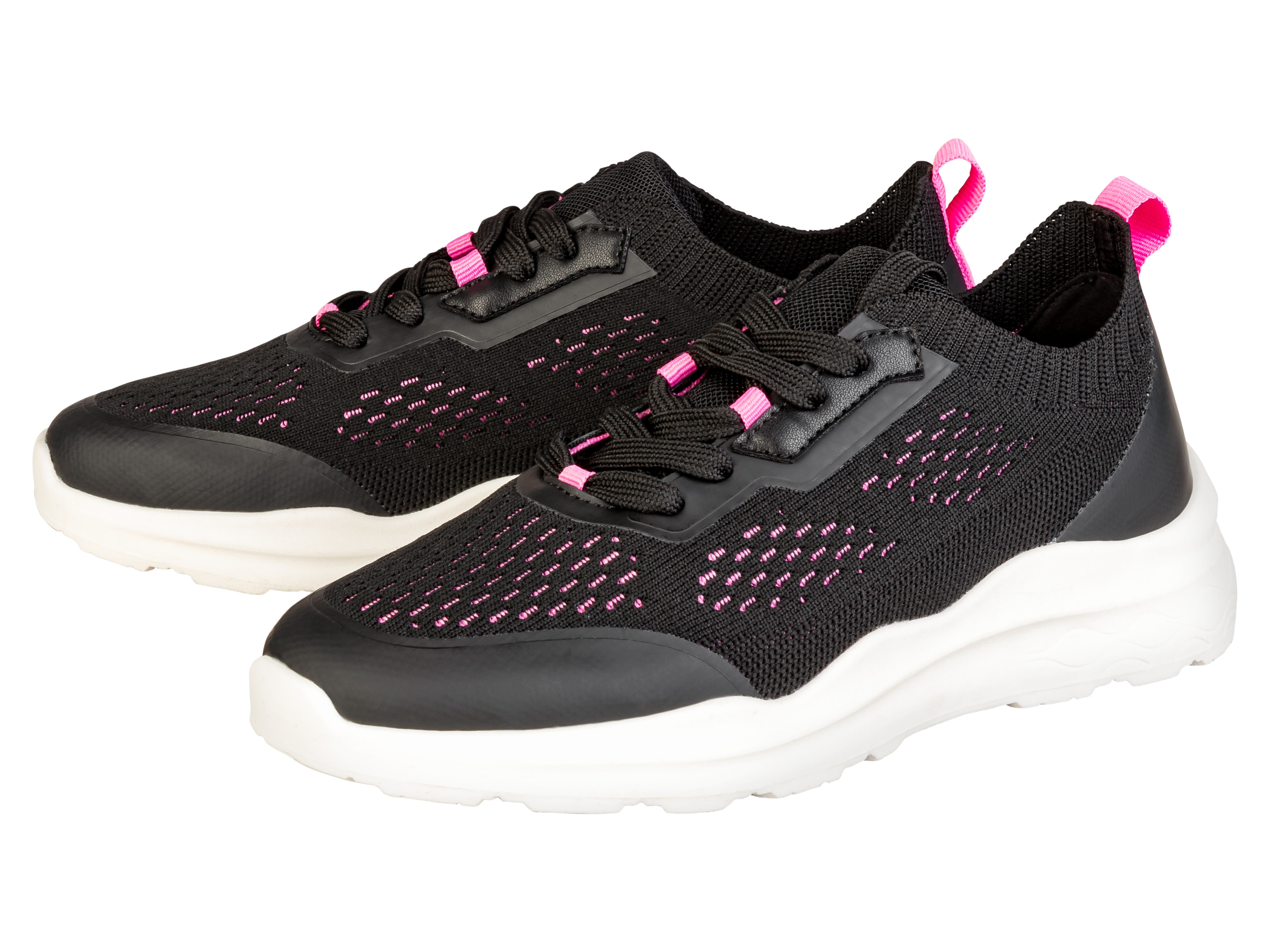 esmara Dames sneakers (39, Zwart/roze)