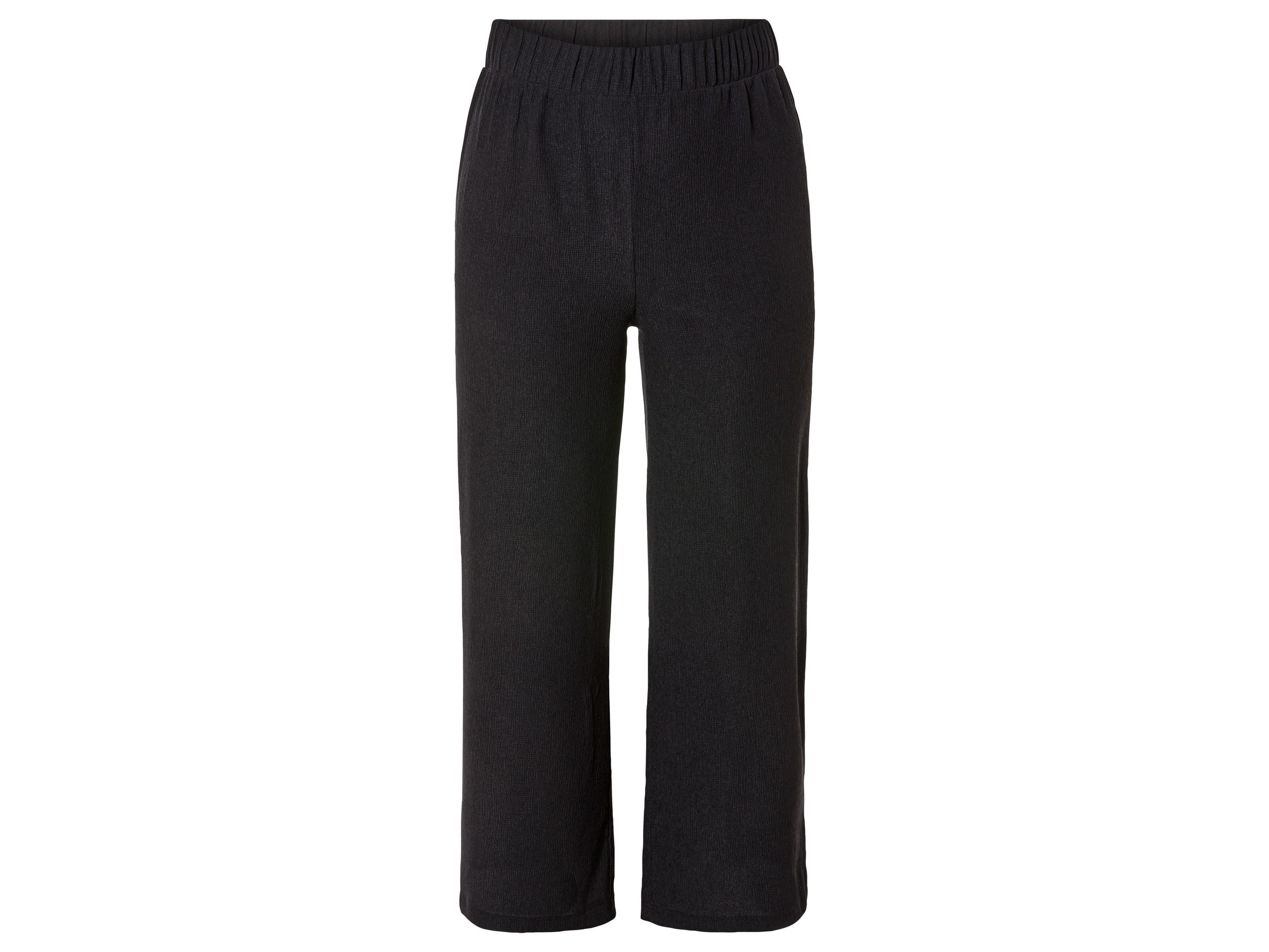 esmara Dames wide-leg broek (48, Zwart)