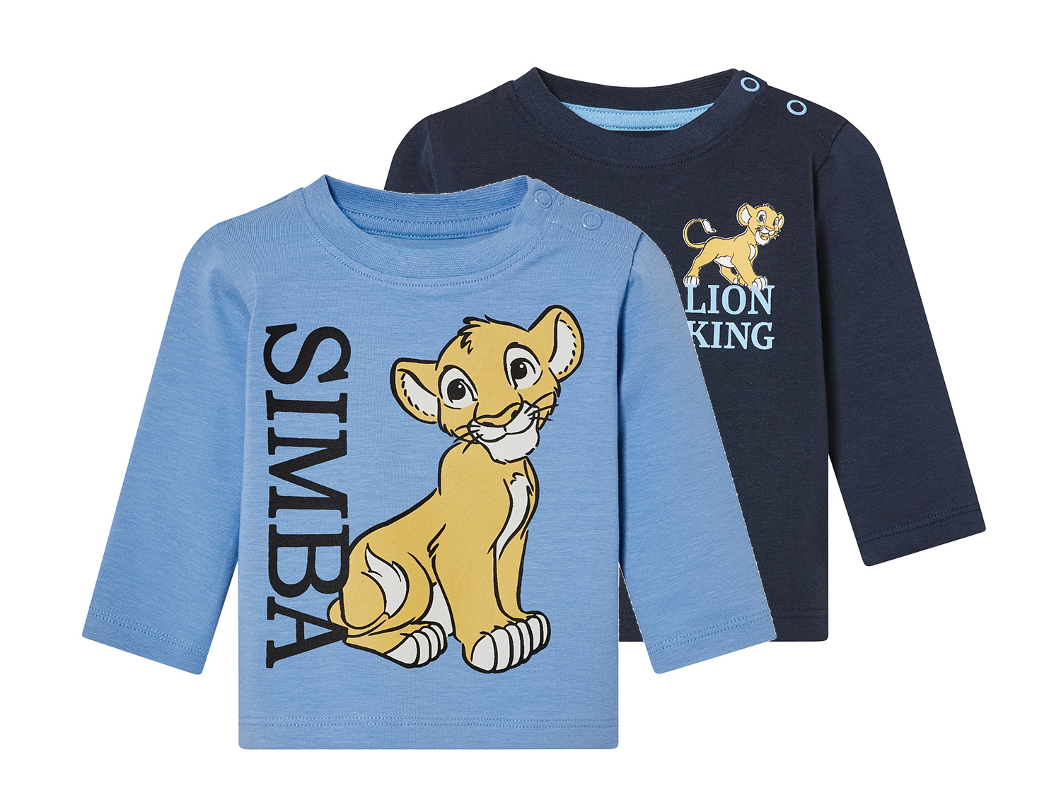 2 baby T-shirts (Lion King, 50/56)