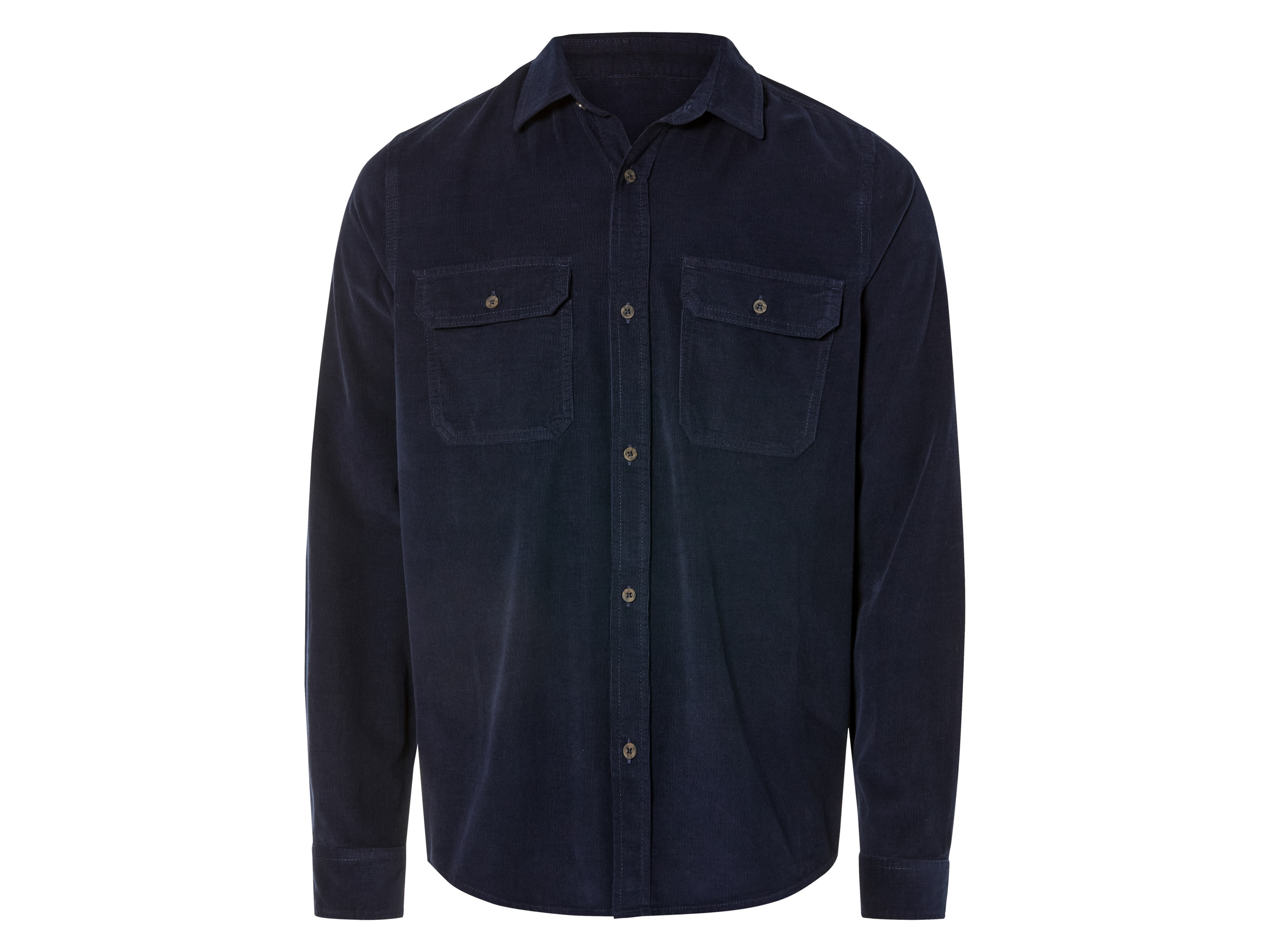 LIVERGY Heren vrijetijdsshirt (M (39/40), Marineblauw)